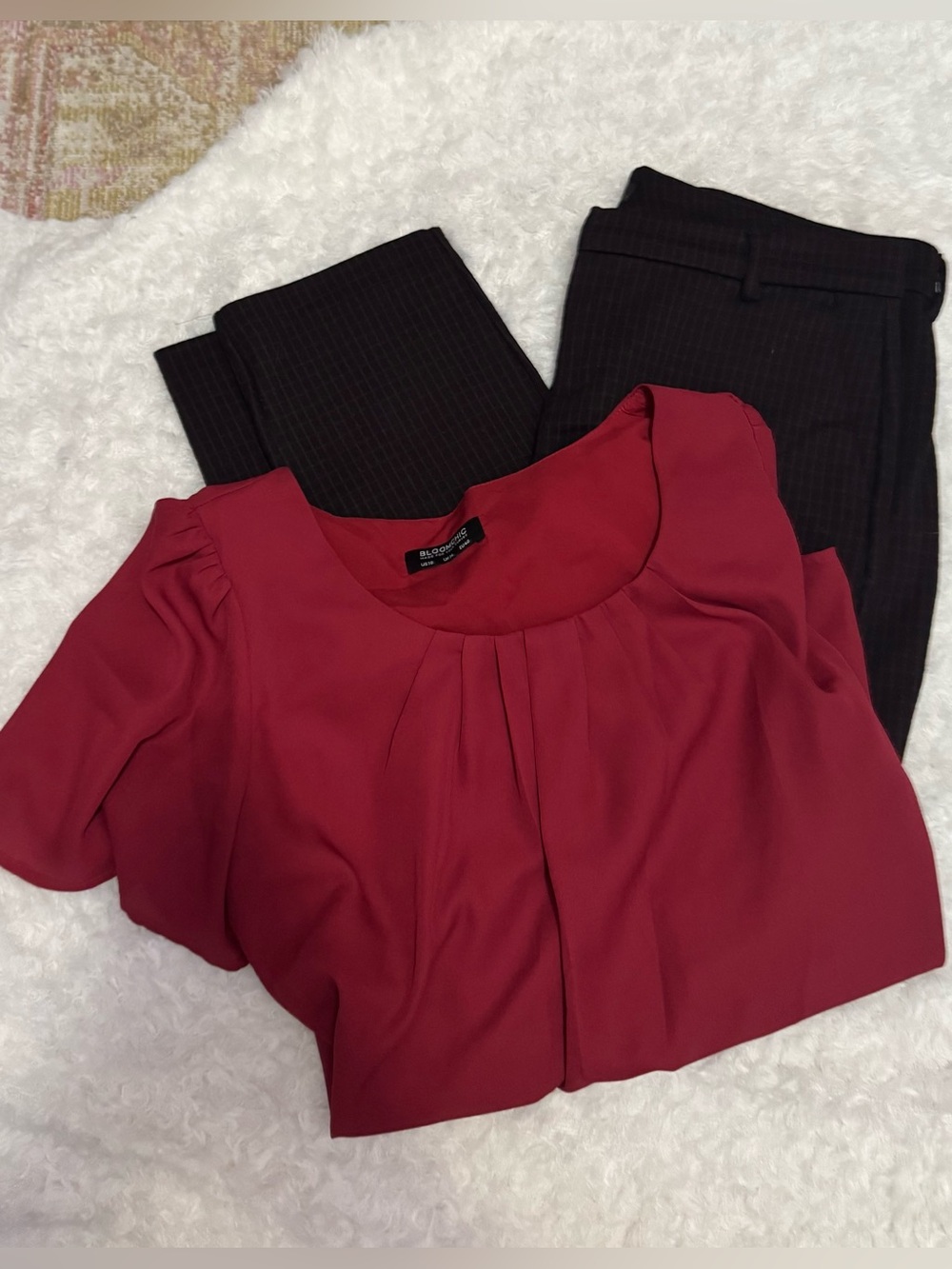 BUNDLE - Liverpool Burgundy Patterned Slacks